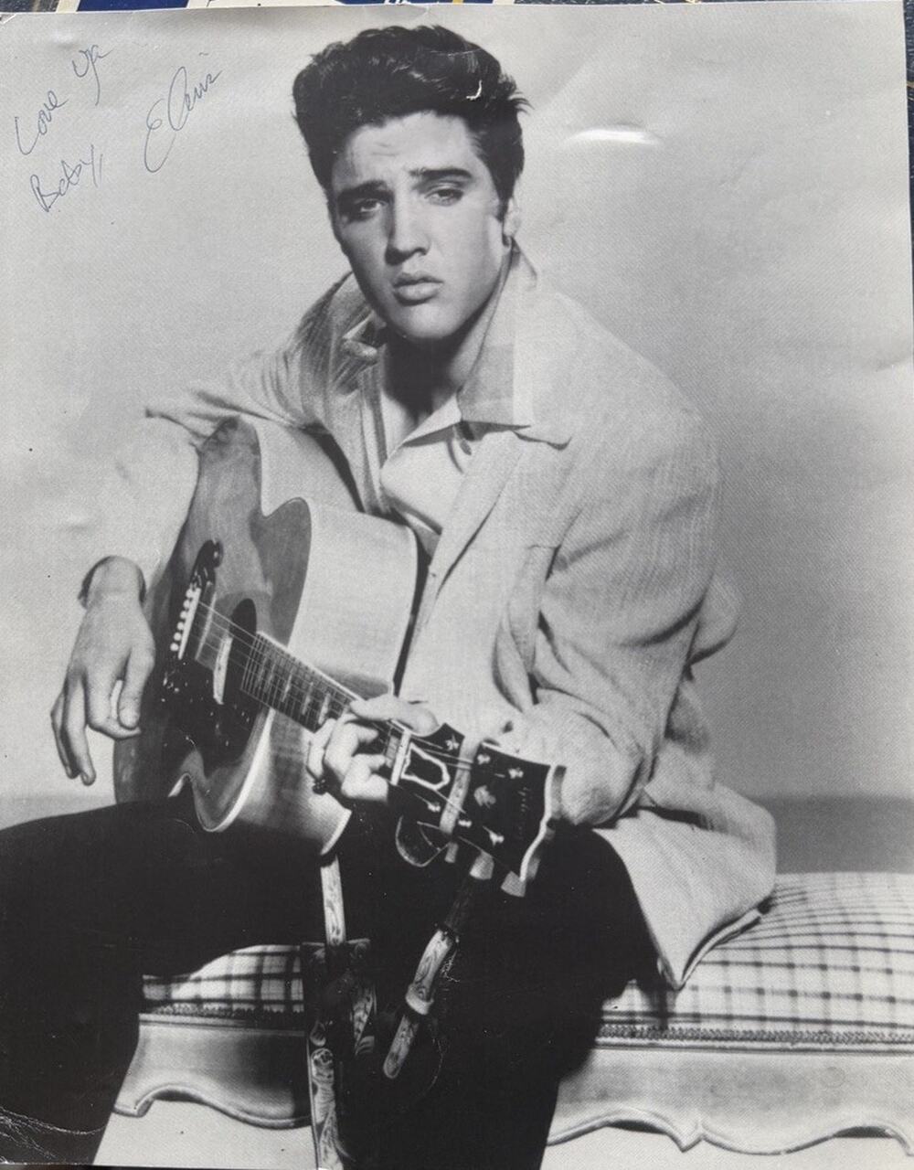 Signed Elvis Presley 8x10 Photo